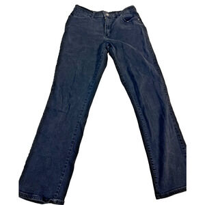 Lee Relaxed Fit Women’s Black Denim Jeans Size 8 Medium Stretch Classic